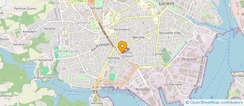 localisation de l'entreprise MONSIEUR BOUJEMAA LACHGAR à LORIENT