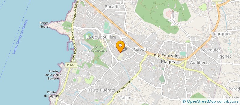 localisation de l'entreprise MONSIEUR BOUJEMAA ZELLOUFI à SIX-FOURS-LES-PLAGES