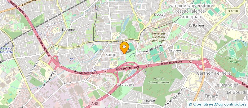 localisation de l'entreprise MONSIEUR BOUKARY BOUGMA à PESSAC