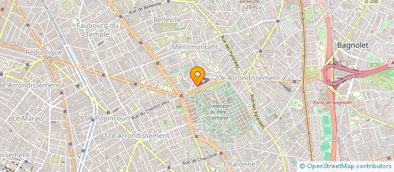 localisation de l'entreprise MONSIEUR BOUKARY TINKAREBALLAYERA  PARIS 20