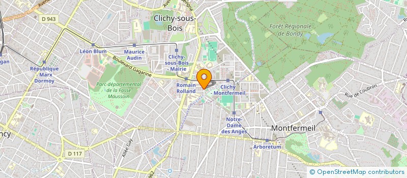 localisation de l'entreprise MONSIEUR BOUKARY TRAORE à CLICHY-SOUS-BOIS