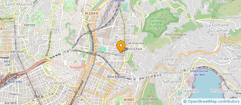 localisation de l'entreprise MONSIEUR BOUKESIRA YOUCEF à NICE