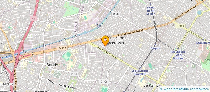 localisation de l'entreprise MONSIEUR BOUKHALFA MOUSSAOUI à LES PAVILLONS-SOUS-BOIS