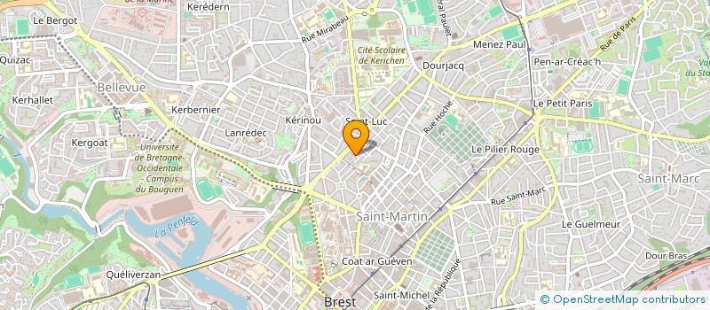 localisation de l'entreprise MONSIEUR BOUKHALFA OUAKSEL à BREST