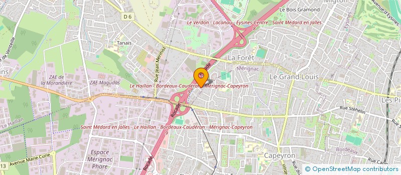 localisation de l'entreprise MONSIEUR BOUKHARI ZINE KHELLOUFI  EYSINES