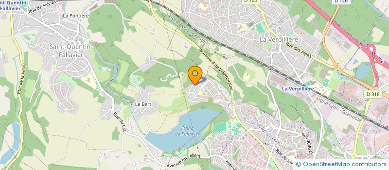 localisation de l'entreprise MONSIEUR BOUKHATEM HADJAZ  SAINT-QUENTIN-FALLAVIER