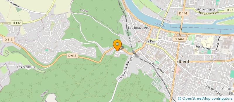 localisation de l'entreprise MONSIEUR BOULAKHRAS BOUKELLAL  ELBEUF