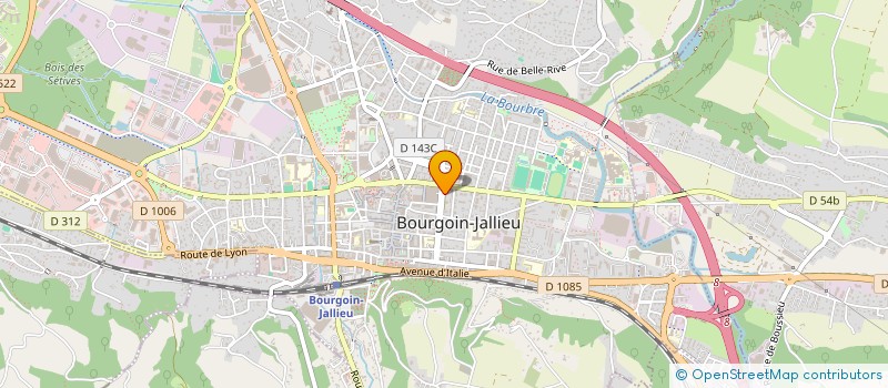 localisation de l'entreprise MONSIEUR BOULAME REBIH  BOURGOIN-JALLIEU