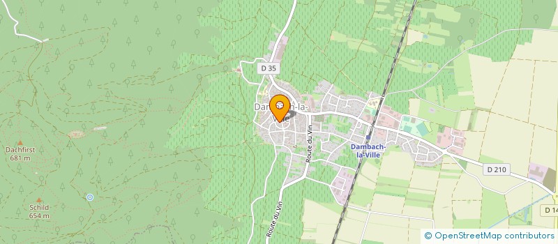 localisation de l'entreprise MONSIEUR BOULANGER KIRSCHNER  DAMBACH-LA-VILLE