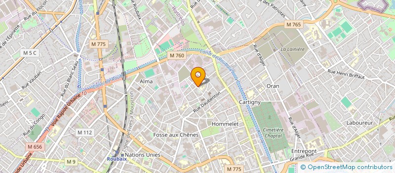 localisation de l'entreprise MONSIEUR BOULANOUAR GOTTAI à ROUBAIX