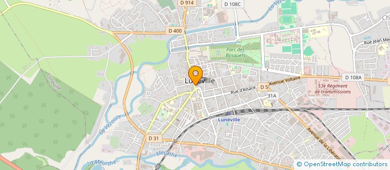 localisation de l'entreprise MONSIEUR BOULBABA MZAIED  LUNEVILLE