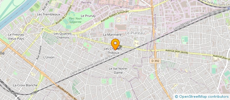 localisation de l'entreprise MONSIEUR BOULBABA RAFAA  SARTROUVILLE