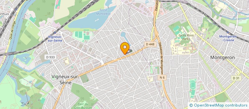 localisation de l'entreprise MONSIEUR BOULERMCHA OUNADJELA  VIGNEUX-SUR-SEINE