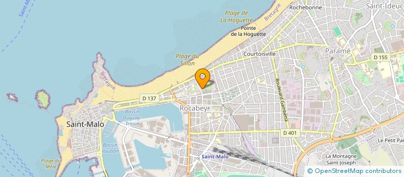 localisation de l'entreprise MONSIEUR BOUMADIEN GDIRI  SAINT-MALO