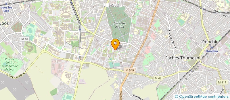 localisation de l'entreprise MONSIEUR BOUMEDIENE ADDOU à LILLE