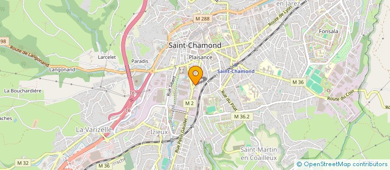 localisation de l'entreprise MONSIEUR BOUMEDIENE BENNACEUR à SAINT-CHAMOND