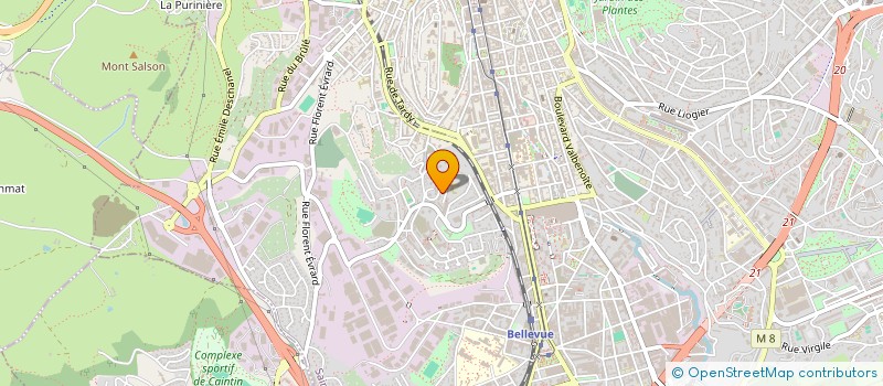 localisation de l'entreprise MONSIEUR BOUMEDIENE BERRADJAA  SAINT-ETIENNE