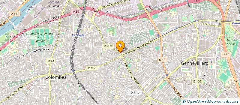 localisation de l'entreprise MONSIEUR BOUMEDIENE CHOUGRANI à COLOMBES