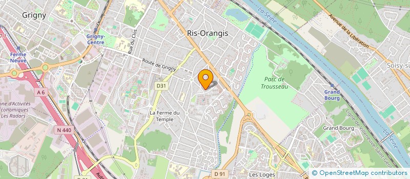 localisation de l'entreprise MONSIEUR BOUMEDIENE DJEDDAR à RIS-ORANGIS
