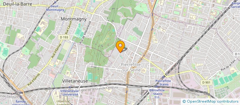 localisation de l'entreprise MONSIEUR BOUMEDIENE LAHMAR à PIERREFITTE-SUR-SEINE