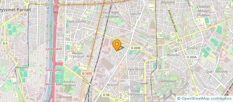 localisation de l'entreprise MONSIEUR BOUMEDIENE LASRI  GRENOBLE