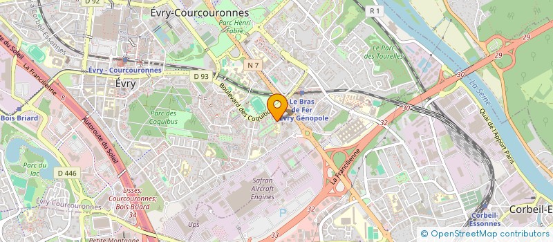 localisation de l'entreprise MONSIEUR BOUMEDIENE MERABET à EVRY-COURCOURONNES