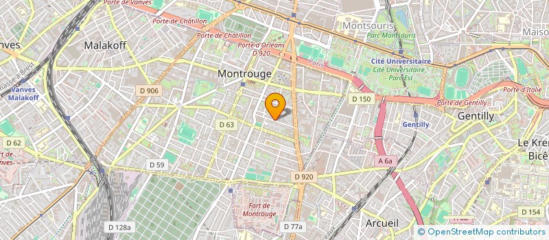 localisation de l'entreprise MONSIEUR BOUMEDIENE SETRA  MONTROUGE