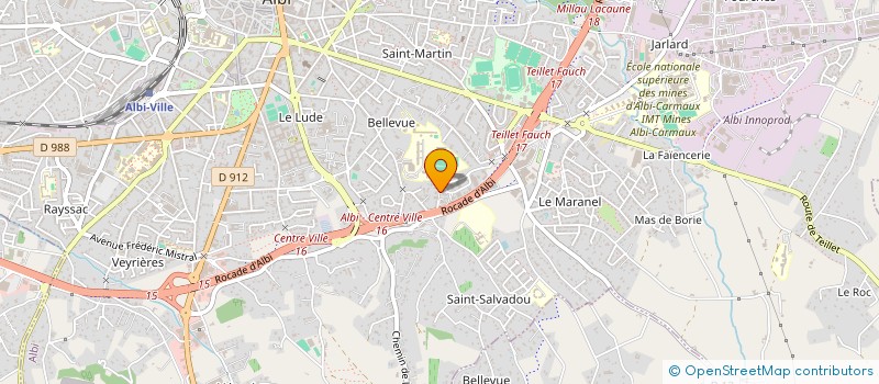 localisation de l'entreprise MONSIEUR BOUMEDIENNE BENAHMED à ALBI