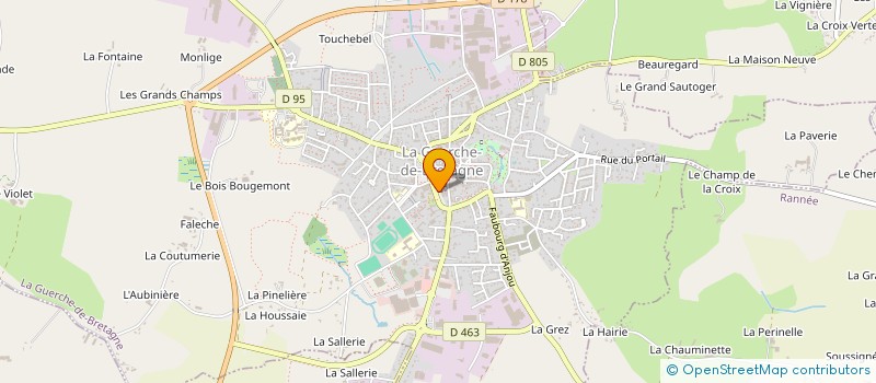 localisation de l'entreprise MONSIEUR BOUMEDIENNE BENGANA  RETIERS