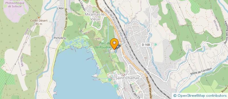 localisation de l'entreprise MONSIEUR BOUMEDIENNE BOUDIAF  SAINT-CHAMAS