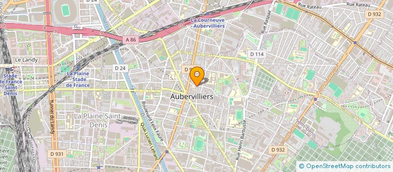 localisation de l'entreprise MONSIEUR BOUMEDIENNE DJEDOUI à AUBERVILLIERS