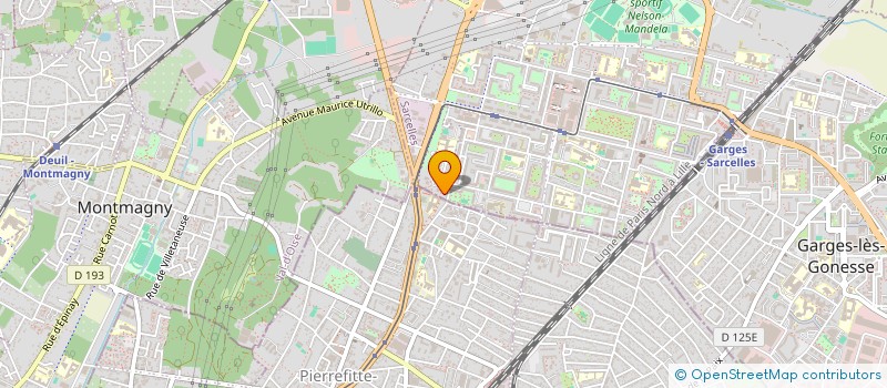 localisation de l'entreprise MONSIEUR BOUMEDIENNE GUENFOUDI  SARCELLES