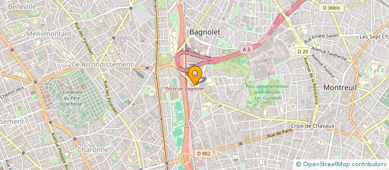 localisation de l'entreprise MONSIEUR BOUMEDIENNE ZENASNI à BAGNOLET