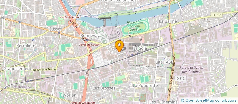 localisation de l'entreprise MONSIEUR BOUMEDYEN BENABDALLAH  VILLEURBANNE