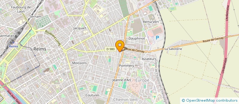 localisation de l'entreprise MONSIEUR BOUMEHDI EJJA  REIMS