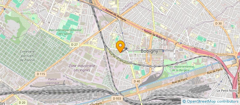 localisation de l'entreprise MONSIEUR BOUN'OUMAR THIAM  BOBIGNY