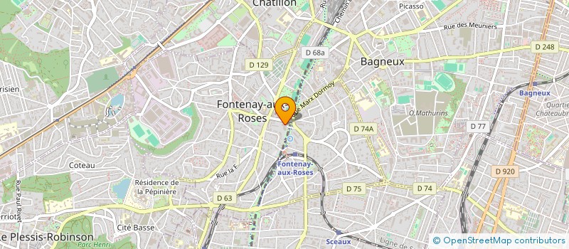 localisation de l'entreprise MONSIEUR BOUNA DIAKOU à FONTENAY AUX ROSES