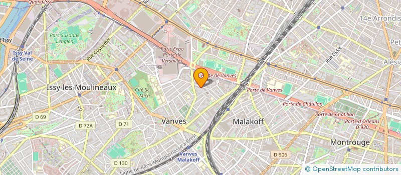 localisation de l'entreprise MONSIEUR BOUNA SEMEGA  VANVES