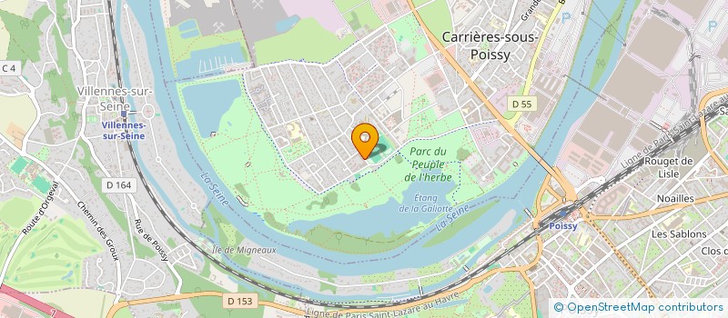 localisation de l'entreprise MONSIEUR BOUNA TIRERA  CARRIERES-SOUS-POISSY