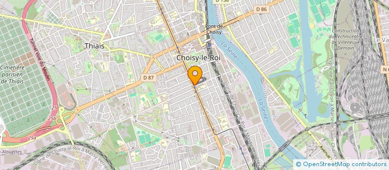 localisation de l'entreprise MONSIEUR BOUNA TOUNKARA à CHOISY-LE-ROI