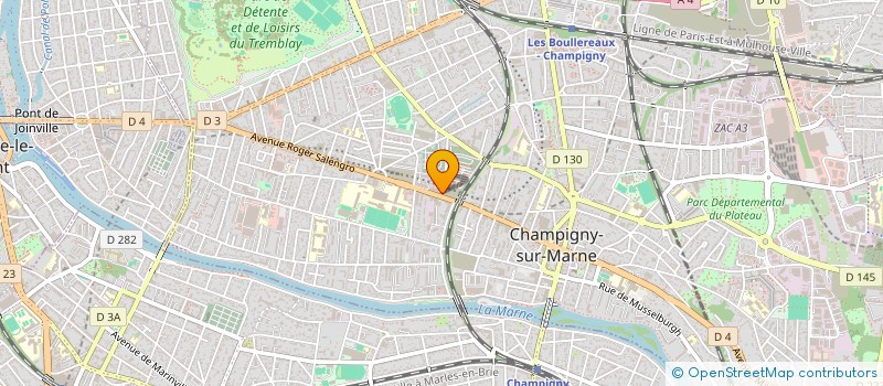localisation de l'entreprise MONSIEUR BOUNASSE BA à CHAMPIGNY-SUR-MARNE