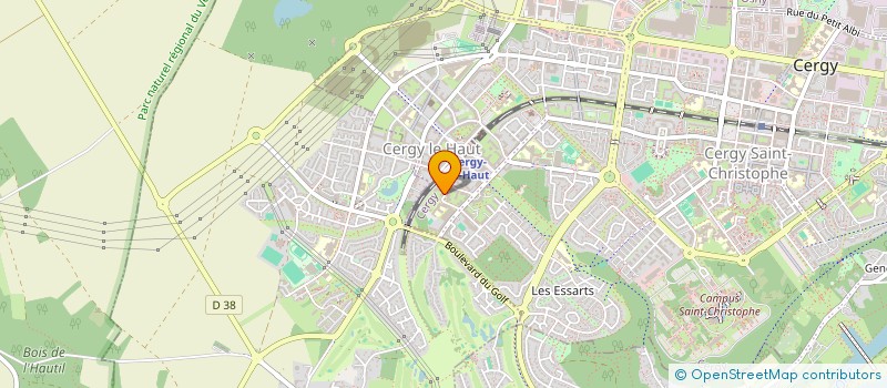 localisation de l'entreprise MONSIEUR BOUNE DIARRA  CERGY