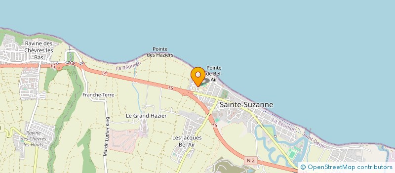 localisation de l'entreprise MONSIEUR BOUNE-HAPHADE BOINAIDI  SAINTE-SUZANNE