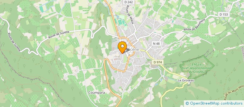 localisation de l'entreprise MONSIEUR BOUNIAS FREDERIC  MALAUCENE