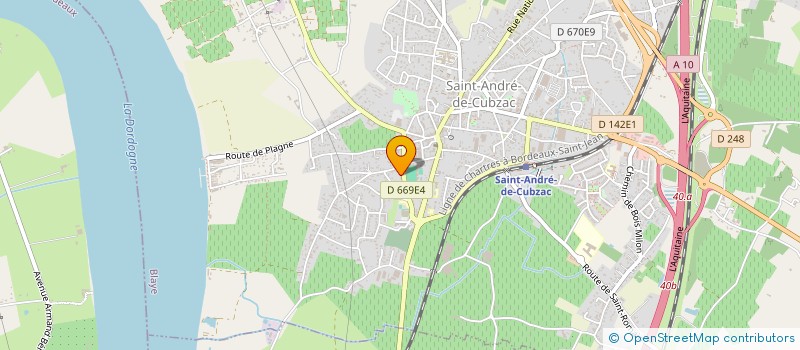 localisation de l'entreprise MONSIEUR BOUNLEUT PHANITDASACK  SAINT-ANDRE-DE-CUBZAC