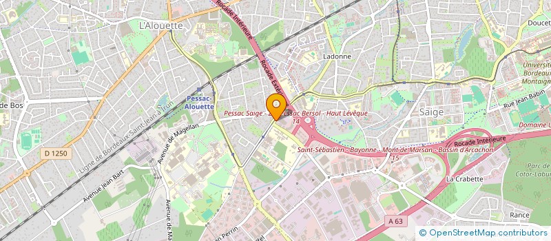 localisation de l'entreprise MONSIEUR BOUNLY OUDOM à PESSAC