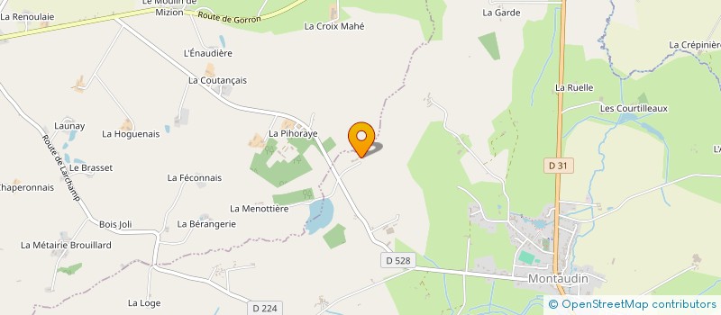 localisation de l'entreprise MONSIEUR BOUNNACK TCHA  MONTAUDIN