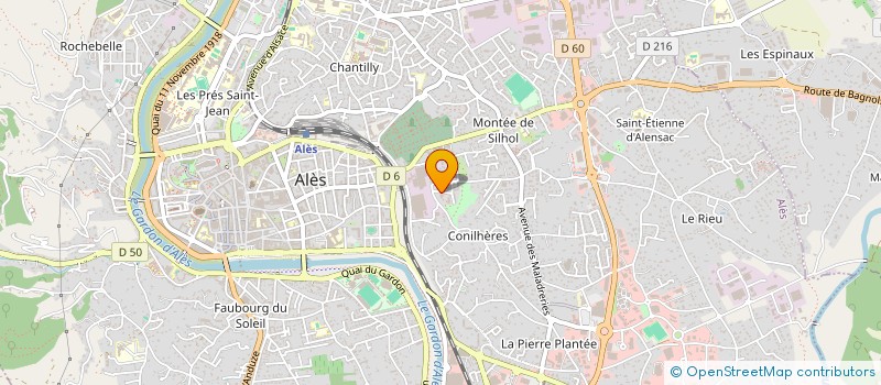 localisation de l'entreprise MONSIEUR BOUNOUAR BEN RABIA  ALES