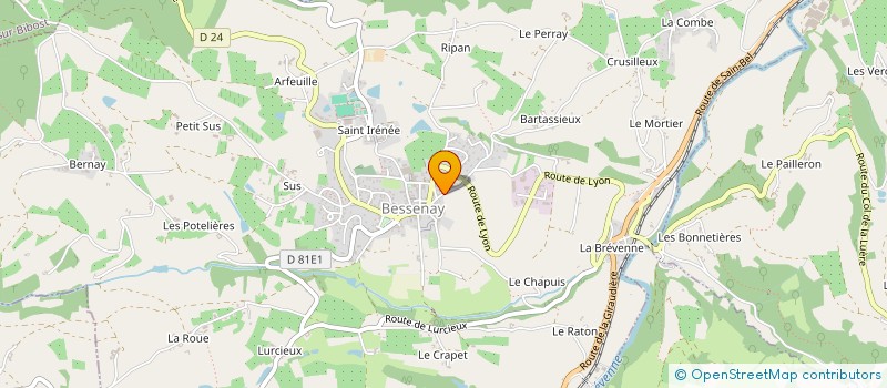 localisation de l'entreprise MONSIEUR BOUNOUAR BENGRINE  BESSENAY