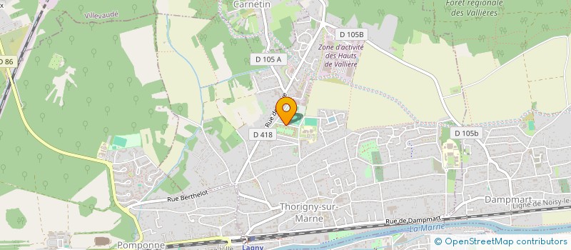 localisation de l'entreprise MONSIEUR BOUNSONG RATTANAPHASOUK  THORIGNY-SUR-MARNE